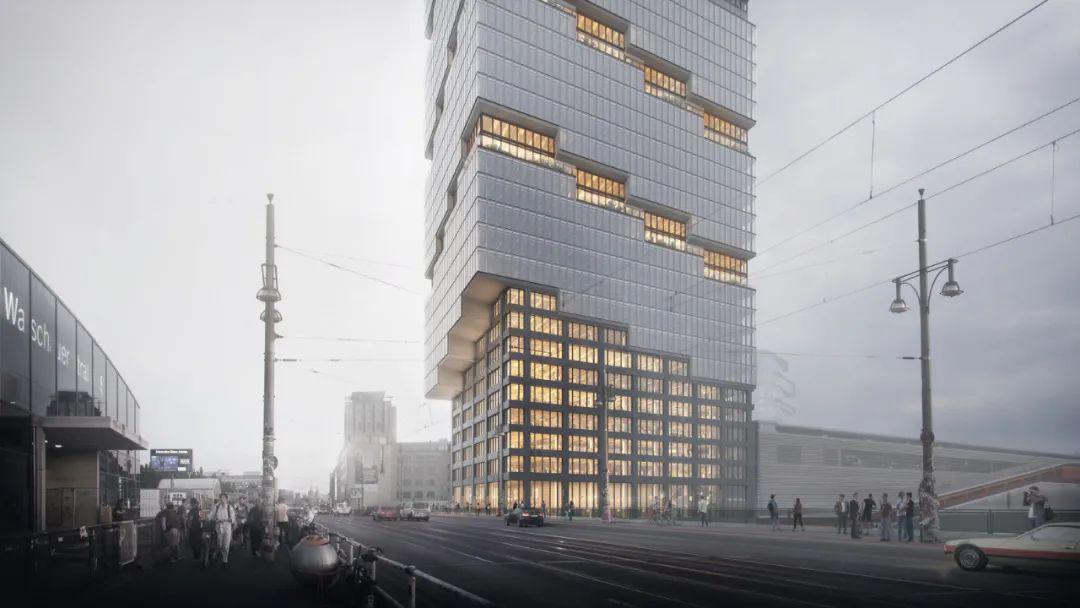 BIG 公布‘亚马逊未来办公楼’方案，柏林第三高