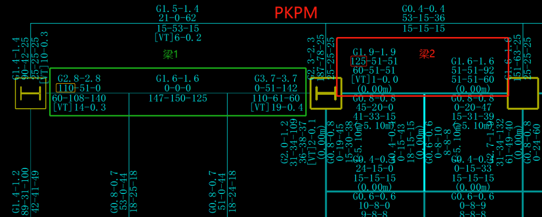 YJK和PKPM在框架梁有轴力时梁支座配筋差异的对比分析