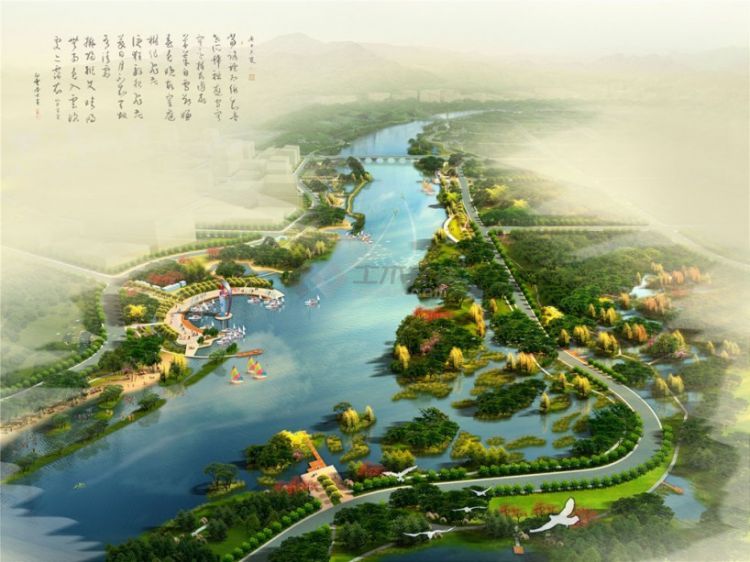 广州增江两岸滨水景观设计